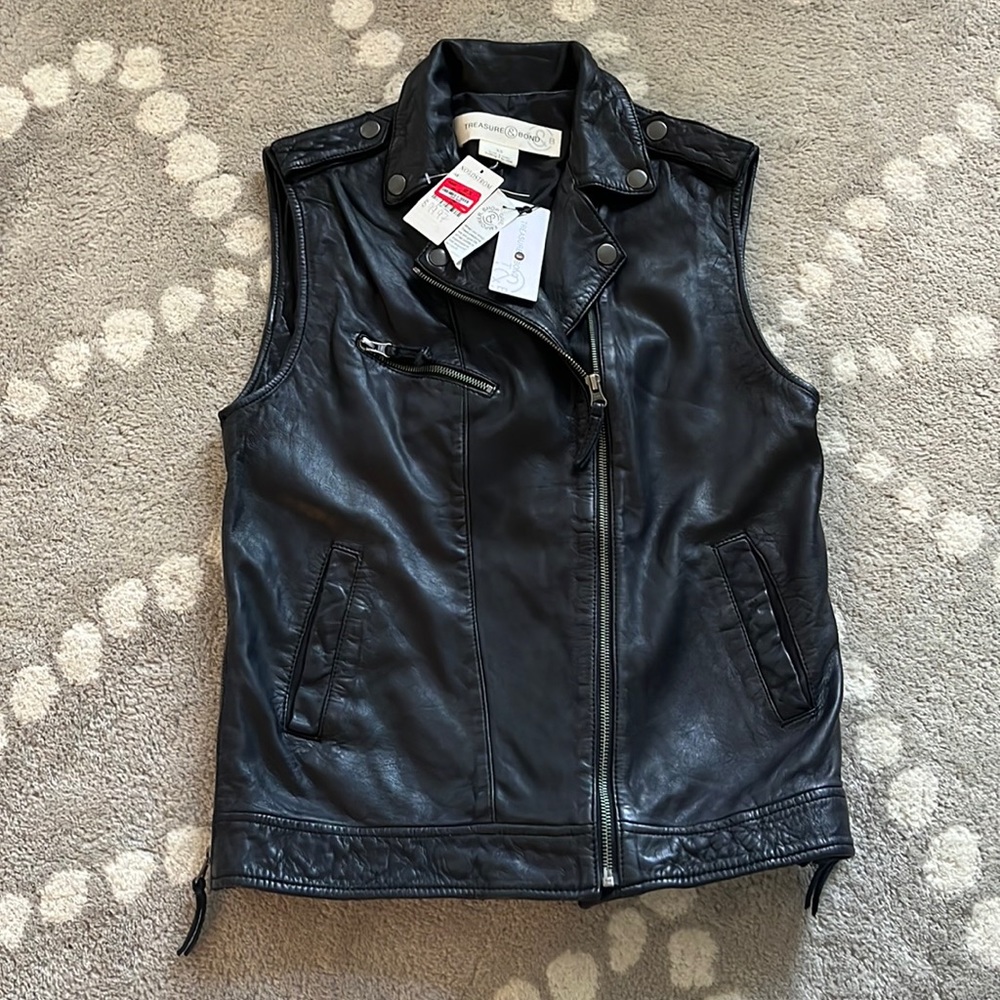 NEW 100% Genuine Leather Vest